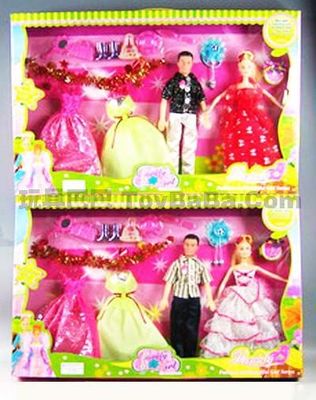 男女芭芘配衣服,38-2,玩具芭芘娃娃批發/采購,澄海盛隆玩具實業 - 玩具巴巴